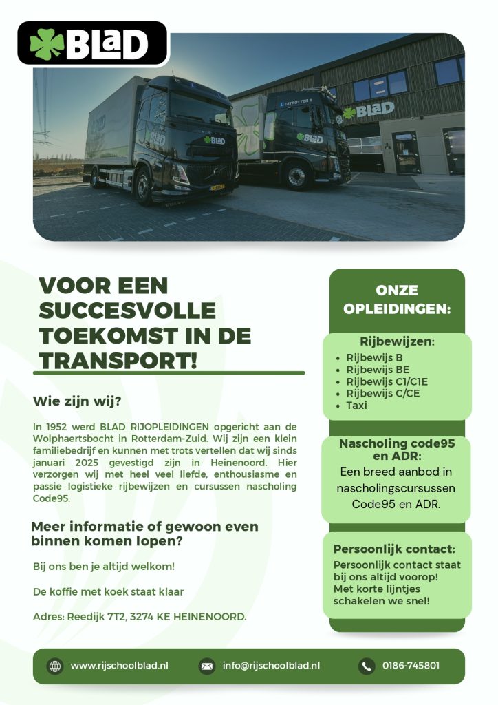 Blad Rijopleidingen