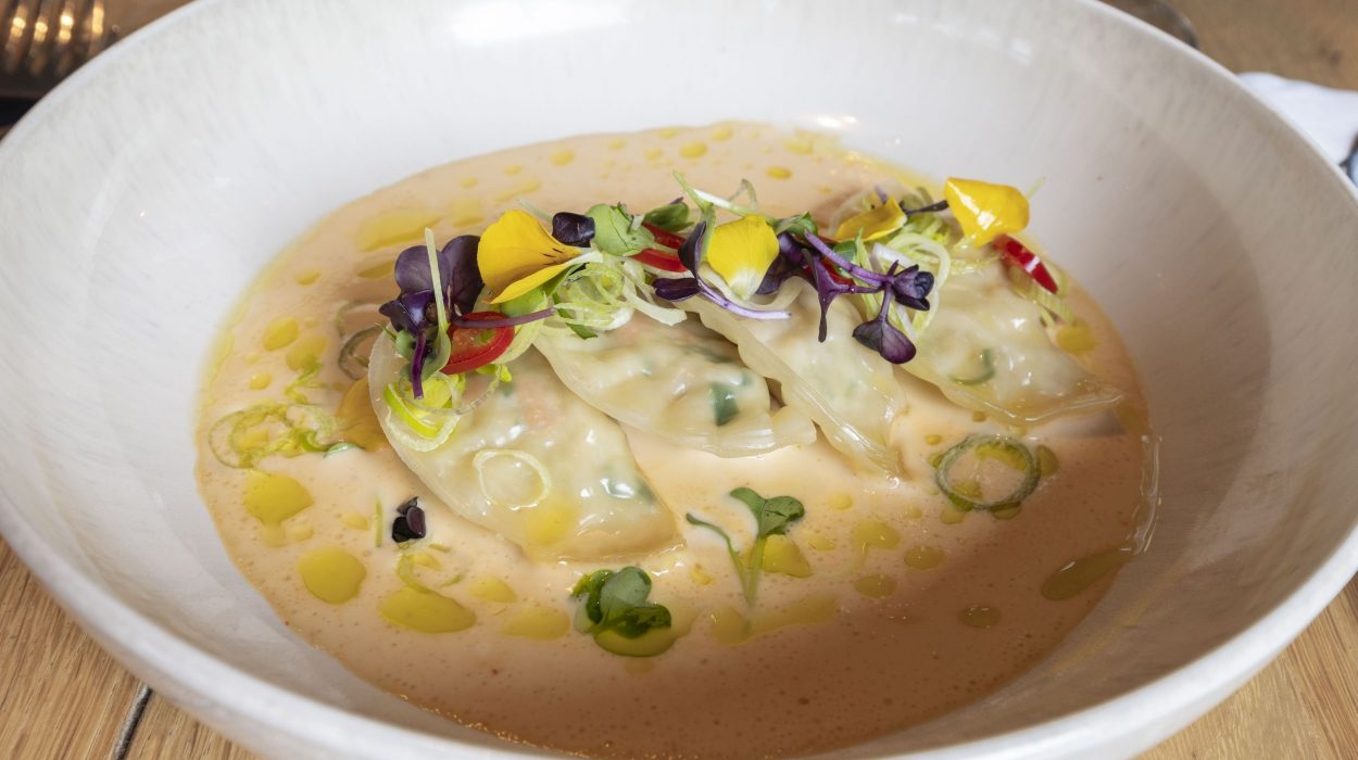 Knoflook Gamba Gyoza